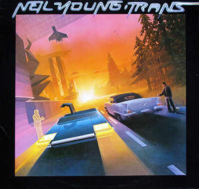NEIL YOUNG - Trans album front cover vinyl record